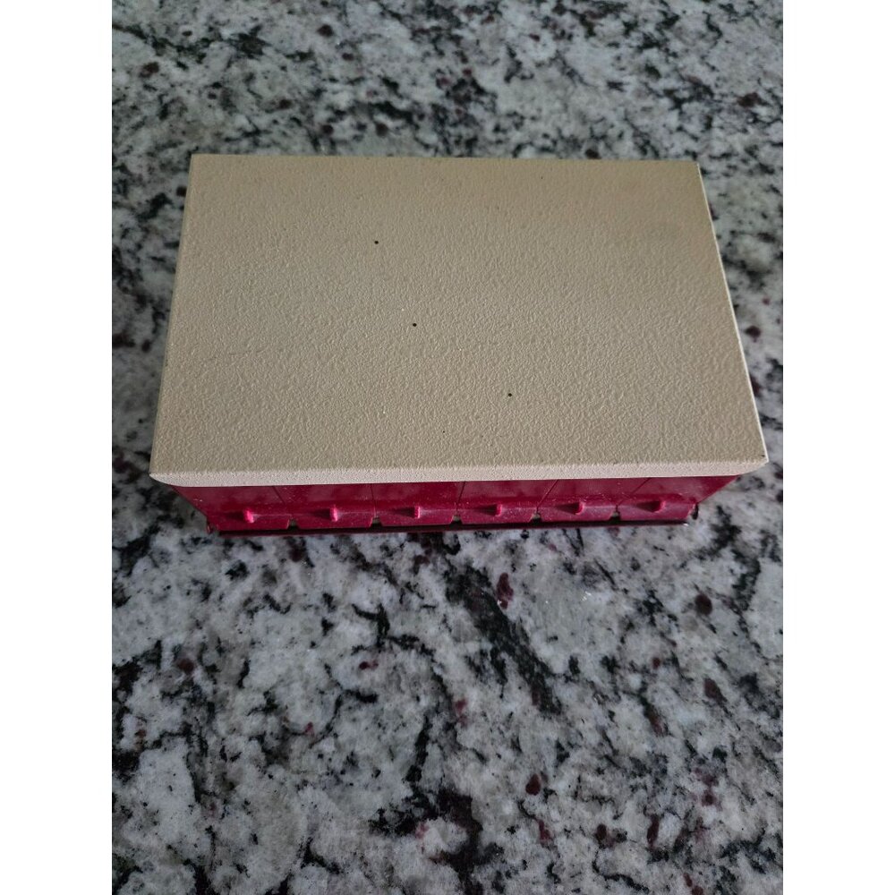 Vintage Kodak compartment file box picture slide metal box red/tan - Picture 5 of 8